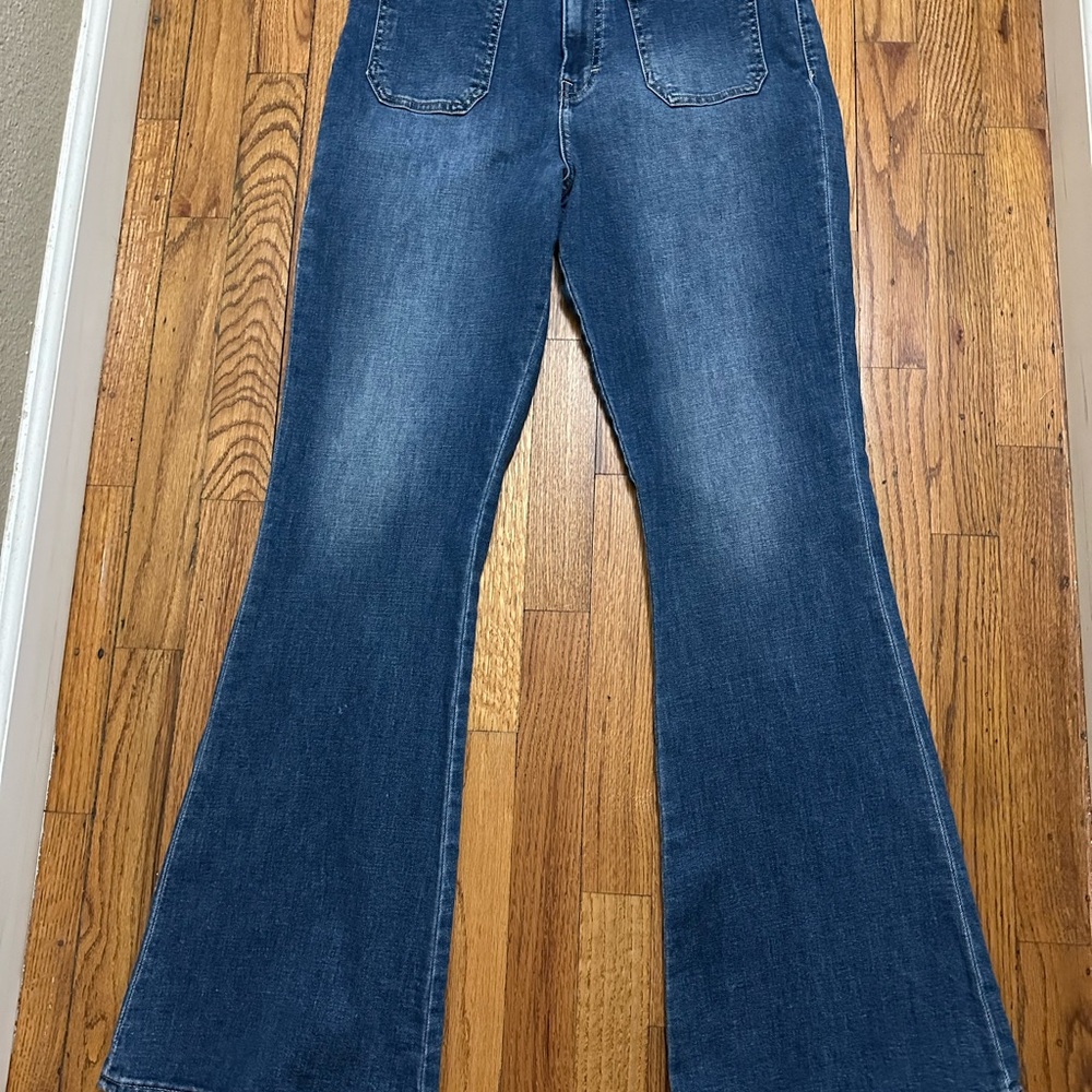 Lucky Brand Medium Blue Wide Leg Jeans